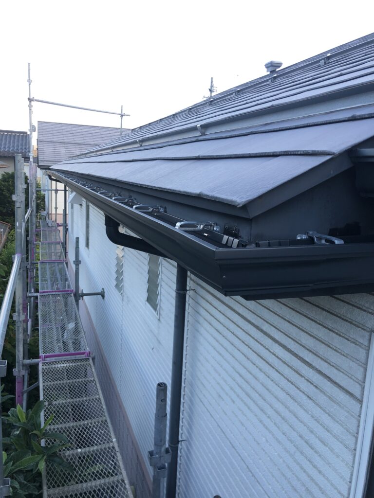 施工事例：雨樋交換工事（経年劣化による不具合の解消）